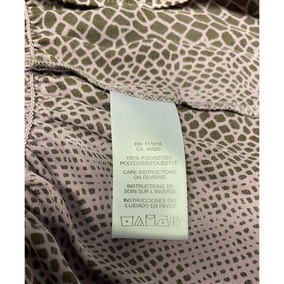 Michael Kors Top Michael Michael Kors Animal Print Women's Size XL‎ - Picture 11 of 13